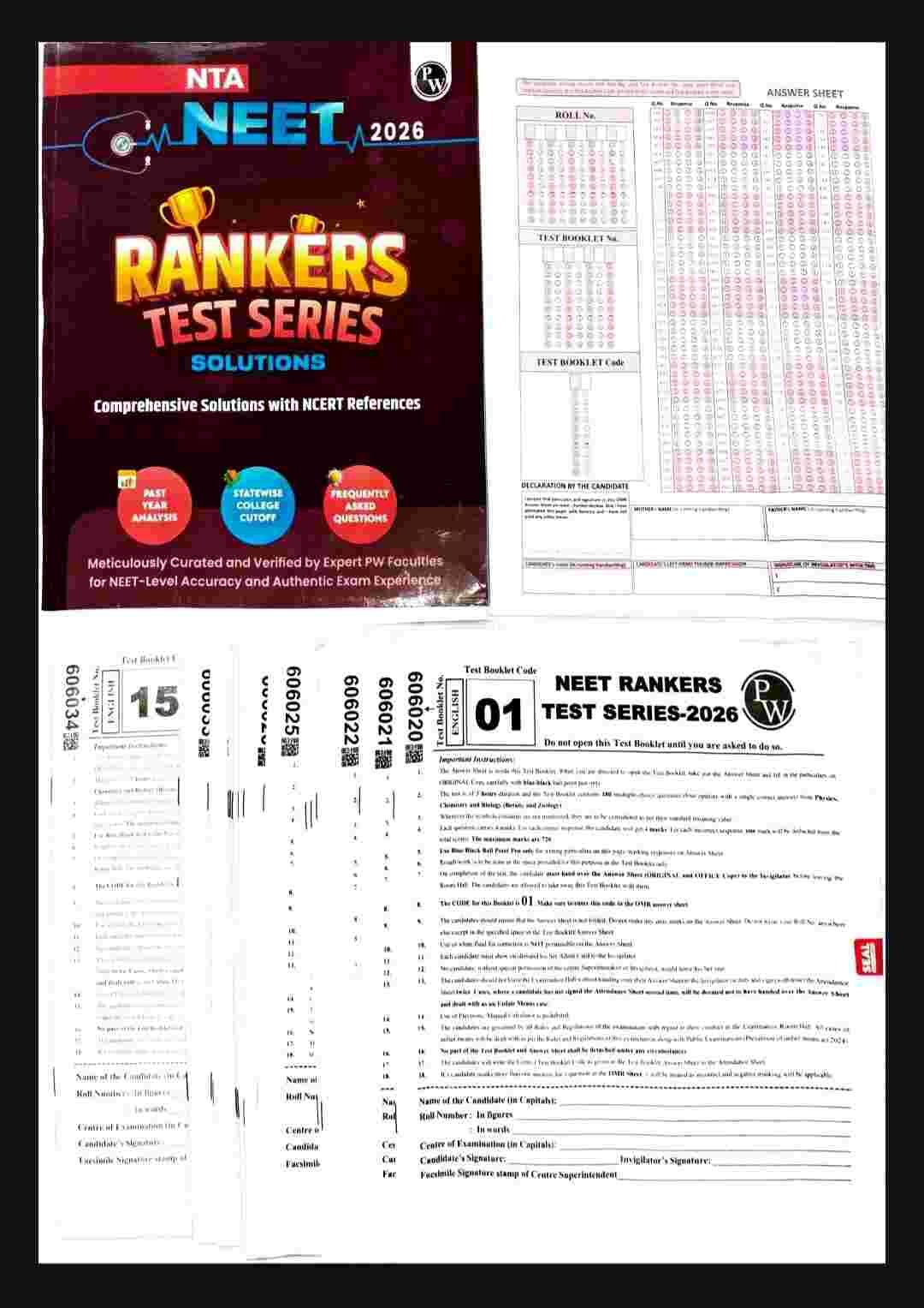 PW NEET 2026 RANKER TEST SERIES